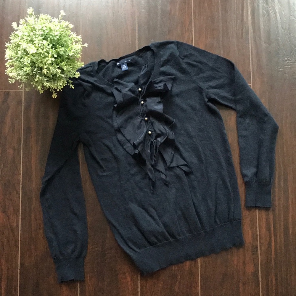 Gap ruffle sweater